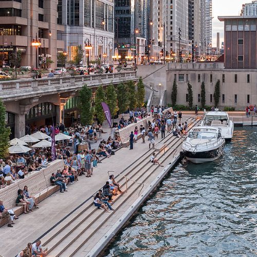 The Chicago Riverwalk