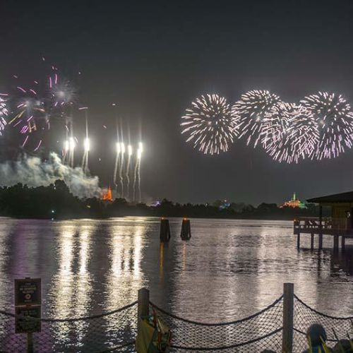 8. Watch Magic Kingdom Fireworks From Nearby Resorts