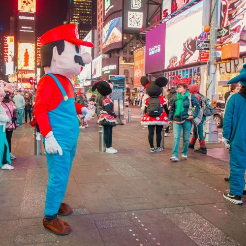 Street Performers in Times Square