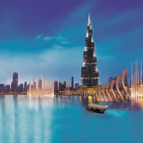 Admire the Burj Khalifa From Downtown Dubai