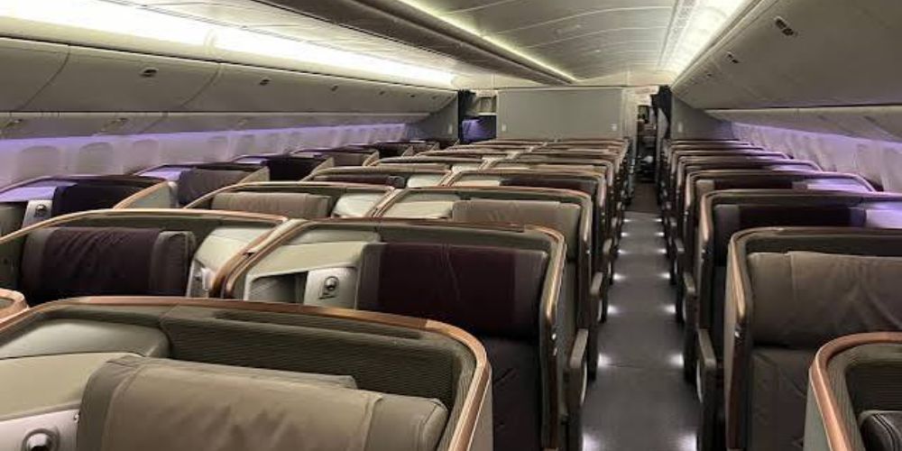 Singapore Airlines 777 Business Class